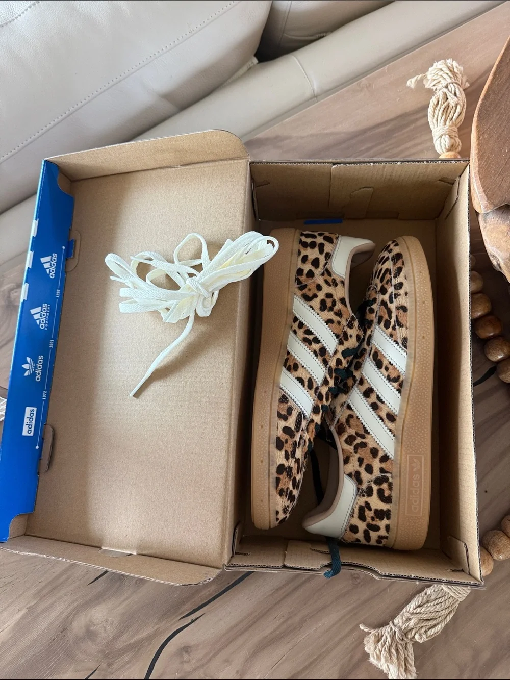 Adidas Leopard Handball Spezial Shoes